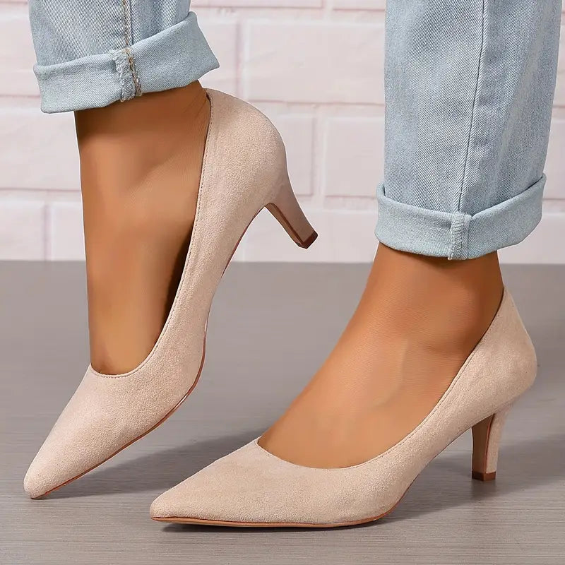 2025 Women's Solid Color Court Pumps ❤️