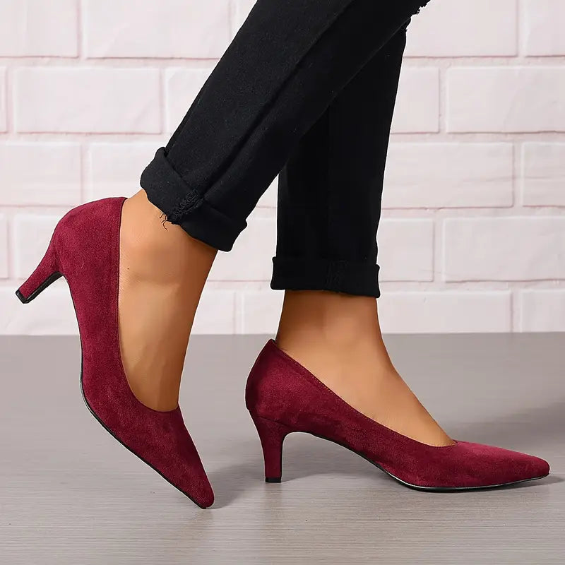 2025 Women's Solid Color Court Pumps ❤️