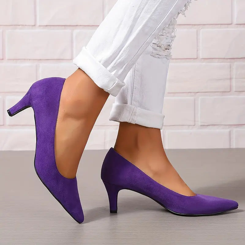 2025 Women's Solid Color Court Pumps ❤️