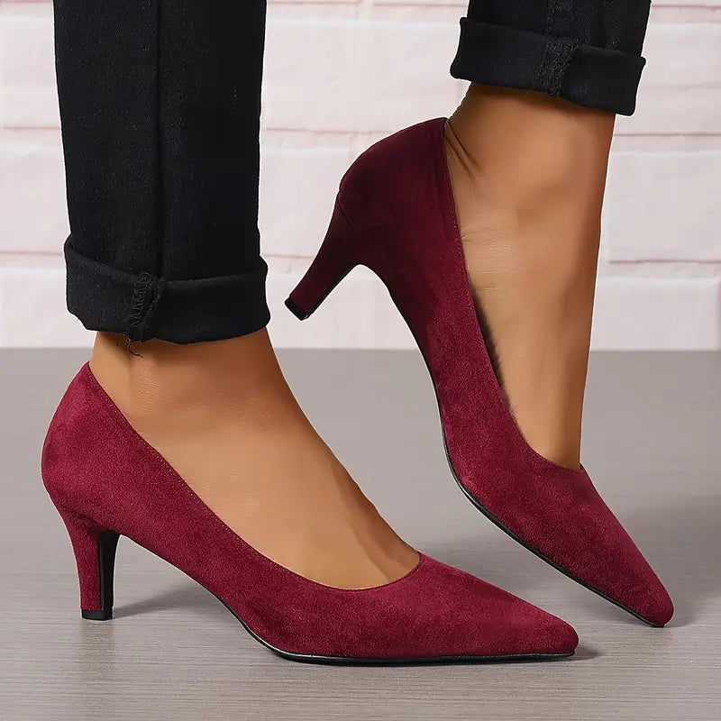 2025 Women's Solid Color Court Pumps ❤️