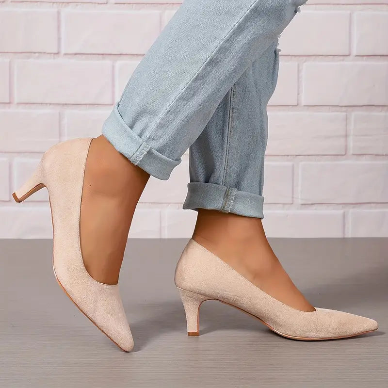 2025 Women's Solid Color Court Pumps ❤️