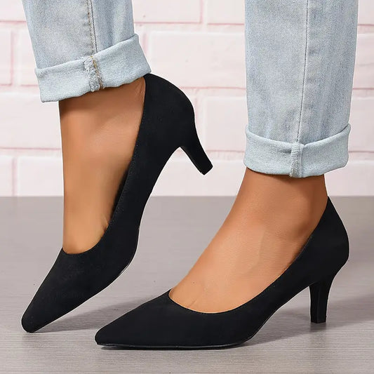2025 Women's Solid Color Court Pumps ❤️