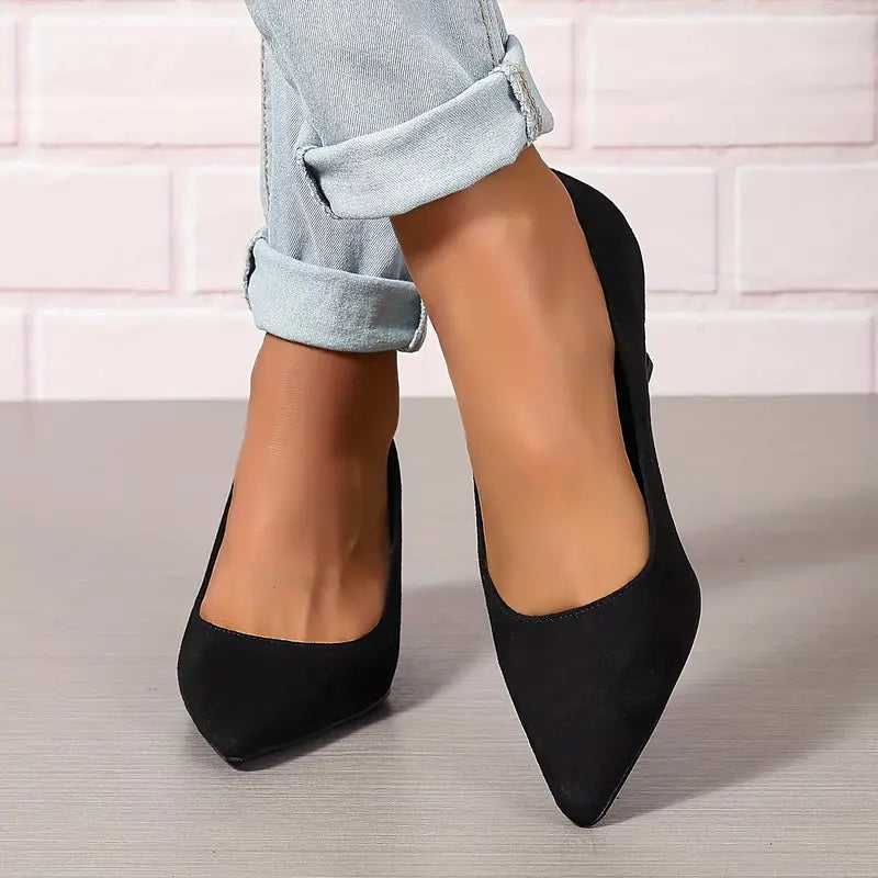 2025 Women's Solid Color Court Pumps ❤️