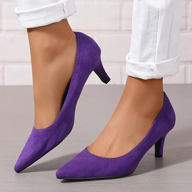2025 Women's Solid Color Court Pumps ❤️
