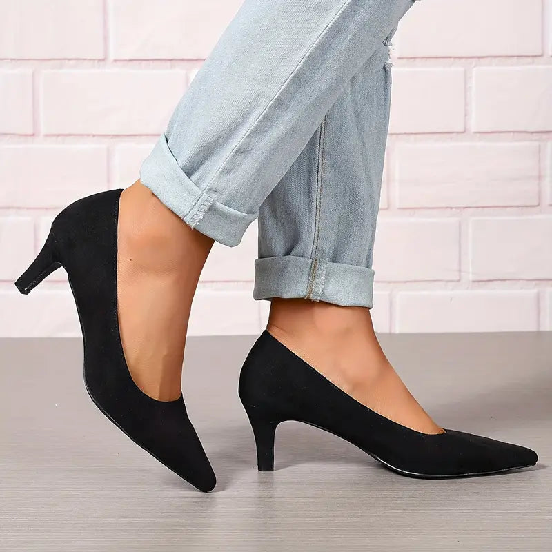 2025 Women's Solid Color Court Pumps ❤️